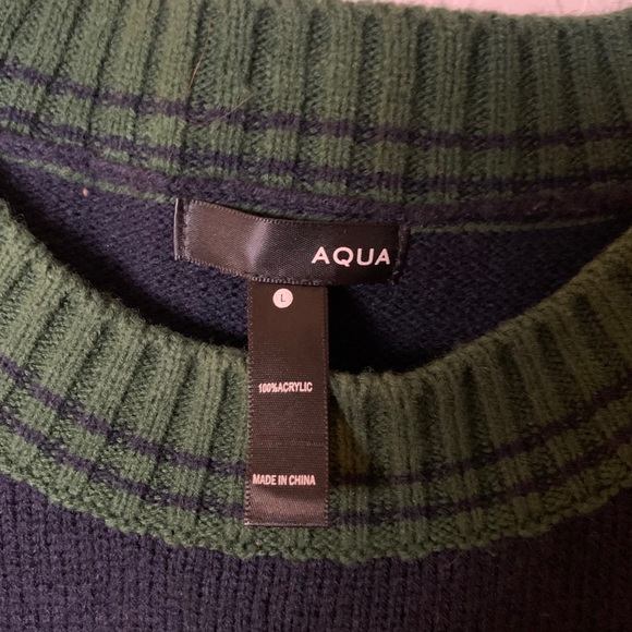 Aqua Embroidery Sweater - Picture 3 of 5